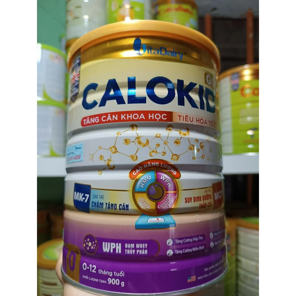 Sữa CALOKID GOLD Mẫu Mới Số 0+(0-12 tháng)