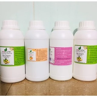 500ML Tinh Dầu Sả Chanh - Quế - Bạc Hà - Oải Hương - Bưởi Hoa Linh nguyên chất 100% thơm lừng