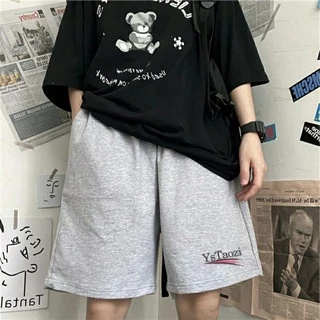 Quần short nam nữ, quần đùi nam nữ unisex shopcossi chất thun da cá in hình YST