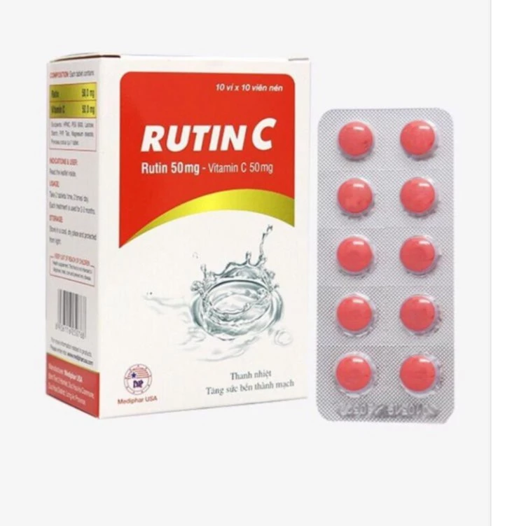 RUTIN C MEDIPHAR - Bổ sung vitamin C