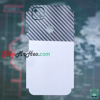 Skin Dán Mặt Sau Lưng Vân 3D Google Pixel 4a - Pixel 4a 5G - Carbon, Hình hộp, Nhám, Vân Da