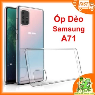 [Ảnh Thật] Ốp lưng Samsung A71 Silicon Dẻo Trong Suốt