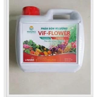 Phân bón lá vi lượng Acid Amin  VIF-FLOWER thúc đẩy ra hoa, nuôi hoa 1 Lít
