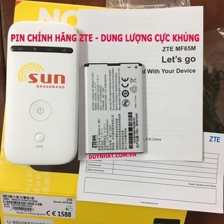 Pin Thay Cho Cục Phát Wifi Di Động ZTE MF65 MF60 SUN MAXIS SMARTBRO ZIN - Hàng Nguyên Zin Bọc Máy