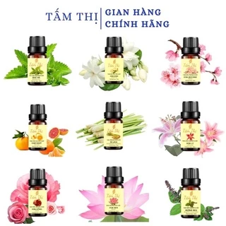 Tinh Dầu Thiên Nhiên Tấm Thị Nguyên Chất Lọ 10ml Giúp Làm Thơm Phòng Nhiều Mùi Đa Dạng như Oải Hương & 7 Hương Hoa Khác