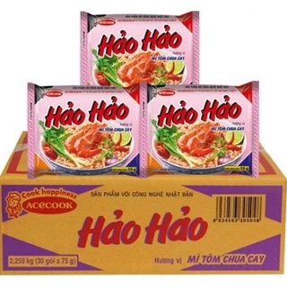 Thùng 30 gói mì Hảo Hảo chua cay 75g