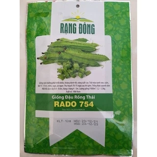 Hạt giống đậu rồng thái RADO 754 Rạng Đông gói 10g