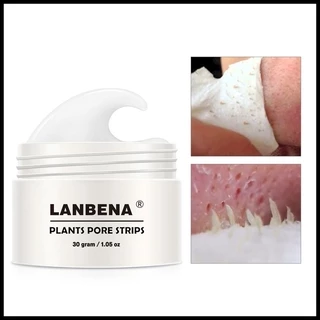 [CHÍNH HÃNG] LANBENA Gel Lột Mụn Đầu Đen Hộp Trắng Ngăn Ngừa Và Loại Bỏ Mụn Cám Làm Sạch Da Thu Nhỏ Lỗ Chân Lông 30g