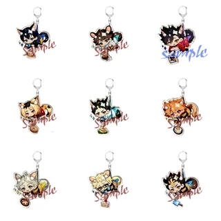 ( TAI THÚ ) Móc khóa HAIKYUU!! ver TREO VUA BÓNG CHUYỀN anime chibi mica trong acrylic xinh xắn độc đáo