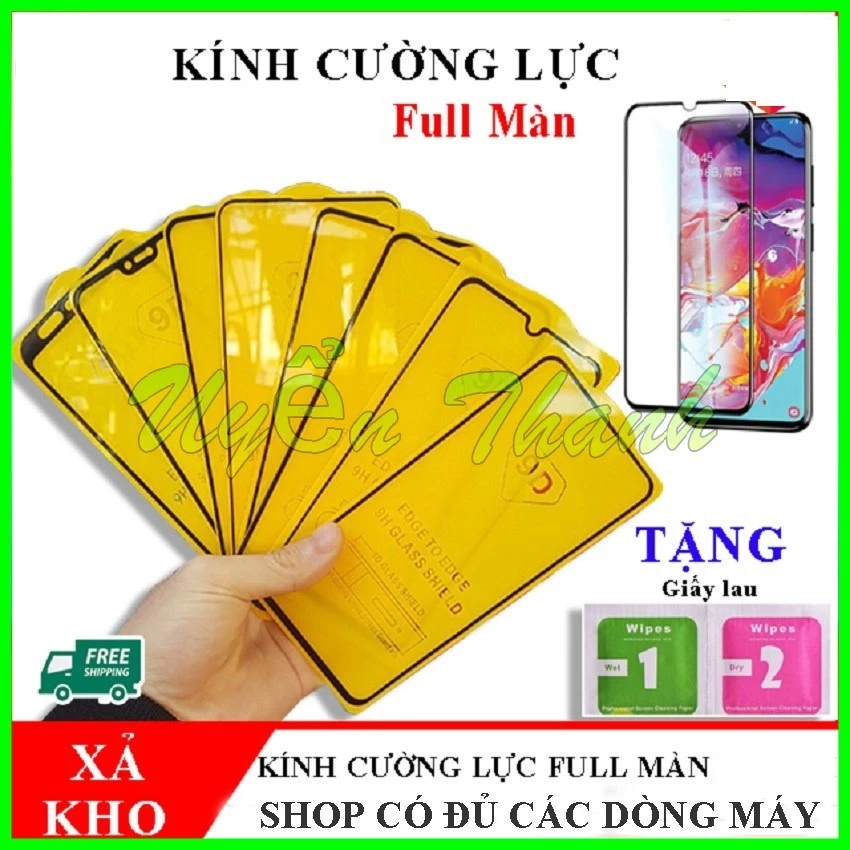 Kính Cường Lực Full Màn Realme V3 V5 V11 V13 V15 V25 5 6 7 8 9 10 X X2 X7 X50 Q Q3 Q5 PRO Gt Neo 2 3 5 5SE SE