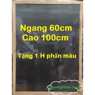 Bảng menu 2 mặt treo tường kích thước 60 x 100cm tặng kèm phấn màu