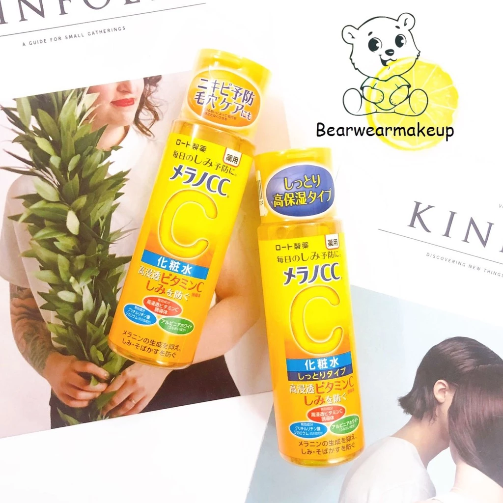 AUTHENTIC NƯỚC HOA HỒNG VITAMIN C CC MELANO-LOTION CC MELANO