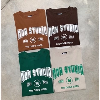 [ XẢ HÀNG ] SS19 Áo thun nam nữ cotton 2 chiều mềm mát basic tee MON STUDIO nhiều màu nhiều size