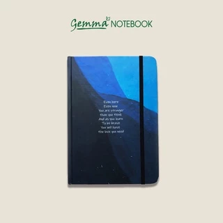 GEMMA NOTEBOOK - Sổ tay bìa cứng A5 - RIVER Xanh