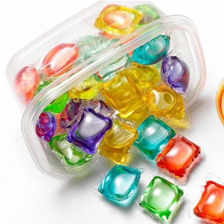 [ HỘP 30 VIÊN ] Viên giặt xả quần áo thơm, viên xả vải nội địa trung 3 trong 1 NEW