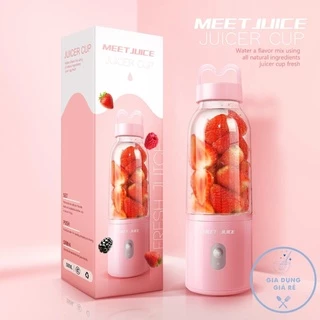 Máy xay sinh tố cầm tay mini đa năng meet juice cao cấp