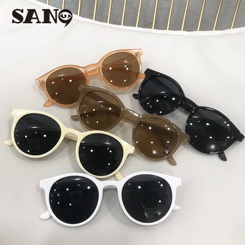 Kính râm gọng tròn nhỏ phong cách Hàn Quốc dành cho nam và nữ