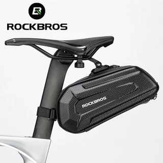 [Fulfilled by Shopee] Túi đựng đồ gắn yên xe đạp Rockbros 3d vỏ cứng dây màu bạc chống thấm nước tháo gỡ nhanh