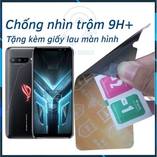 Dán chống nhìn trộm Asus ROG Phone 3 - Dán cường lực dẻo nano 9H+