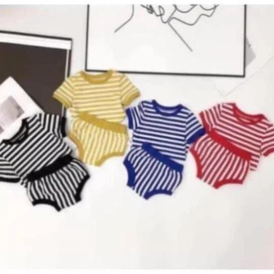 COMBO 4 Bộ Kẻ Chip Cotton Thun Lạnh Cho Bé
