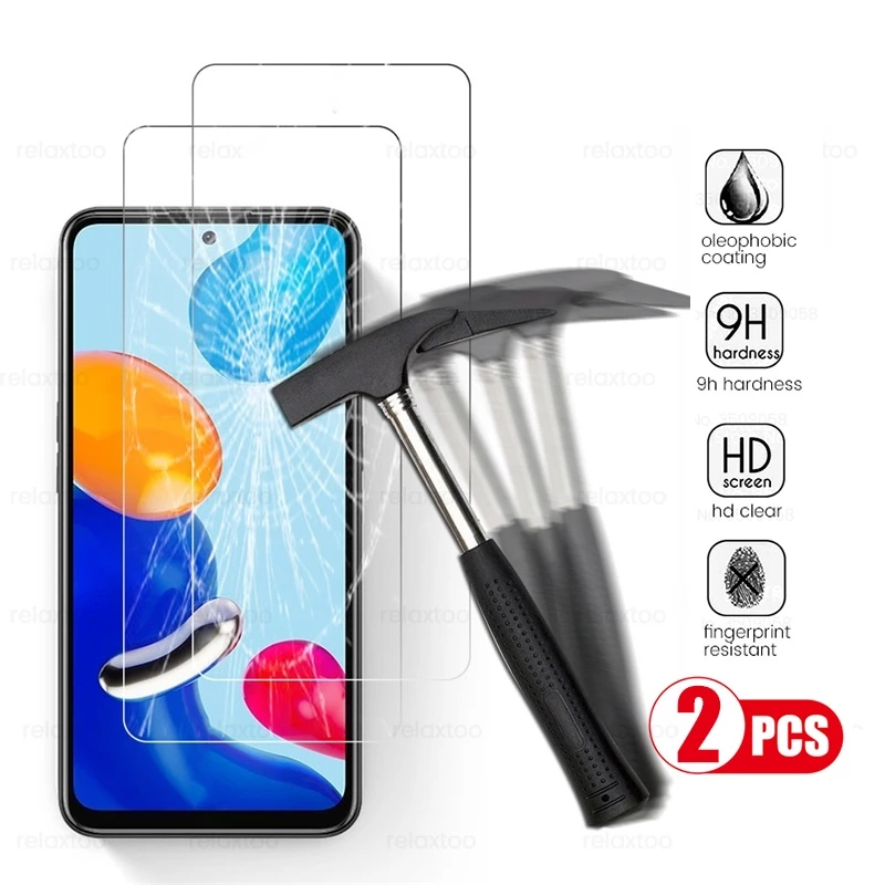 Set 2 Kính Cường Lực Toàn Màn Hình Cho Redmy Note11 Redmi Note 11 Redme Not 11s Và Phụ Kiện 2201117Màng Bảo Vệ TG 6.43 "