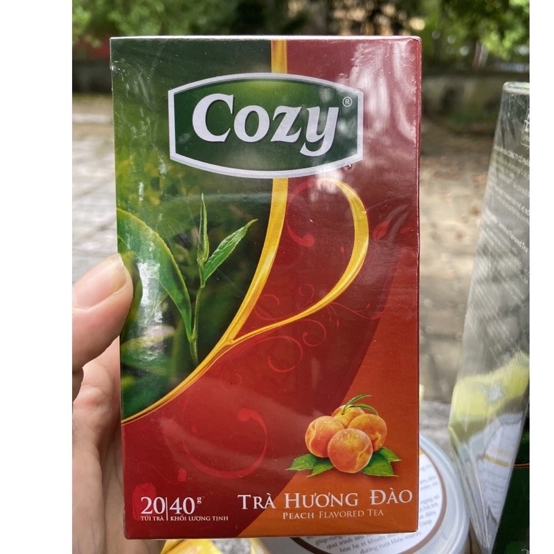 Trà đào cozy túi nhúng