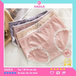 Quần lót nữ cotton freesize ôm hông nâng mông chống xệ, quần xì nữ siêu thấm mềm mịn Kazila QLH17