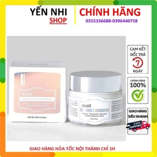 [HÀNG CÔNG TY] Mặt Nạ Ngủ & Kem Dưỡng Ẩm Sáng Da Klairs Freshly Juiced Vitamin E Mask (15ml, 90ml)