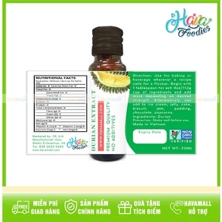 [HÀNG CHÍNH HÃNG] Tinh Chất Hương Sầu Riêng 20ml - Durian Extract