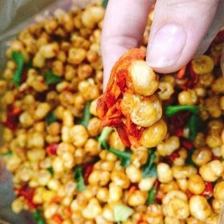 500gr BẮP SẤY KHÔ BÒ LÁ CHANH - siêu ngon ăn đảm bảo ghiền luôn