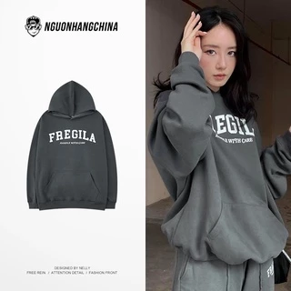 Áo Hoodie Nỉ trùm đầu Nelly Heybig - Fregial