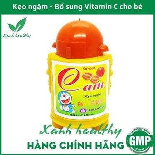 Kẹo ngậm VITAMIN C hương cam tăng cường sức đề kháng, tăng sức khỏe, giải nhiệt cơ thể , vị ngọt, thơm dùng cho trẻ em