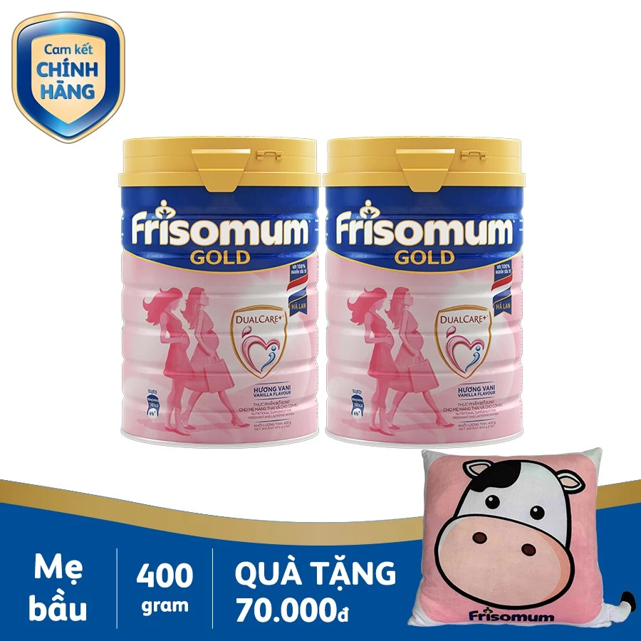 Combo 2 Lon Sữa Bột Frisomum Gold (400g) tặng quà