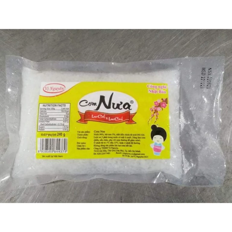 [Date mới] Cơm nưa keto không tinh bột chuẩn das/keto tiểu đường ăn kiêng