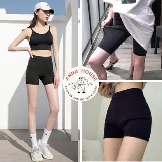 Quần Legging Đùi ngắn- lỡ nâng mông body dáng ôm phong cách thể thao sporty cá tính Ulzzang , quần legging đùi lửng