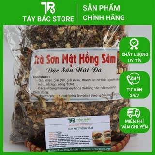 Trà Sơn Mật Hồng Sâm Túi 500G Giúp Ngủ Ngon, Mát Gan, Đẹp Da Đặc Sản Tây Bắc