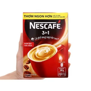 Cà phê sữa NesCafé 3 in 1 đậm đà hài hòa 340g ( 20 gói x 17g )