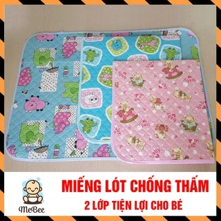 Chiếu lót chống thấm cho trẻ sơ sinh- chiếu nhựa thay bỉm