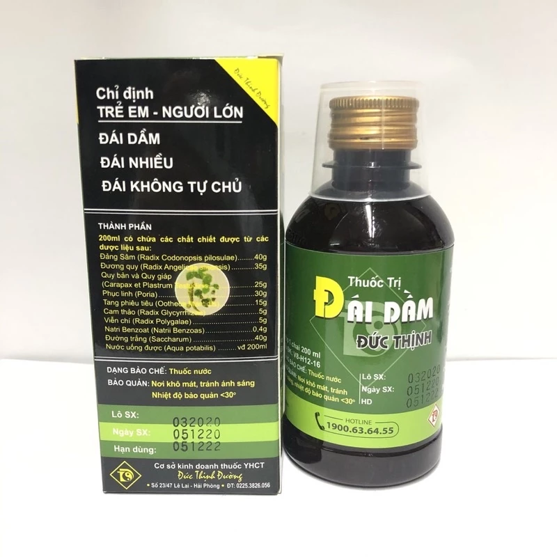 Siro Đái Dầm Đức Thịnh - 3T Đức Thịnh Group chai 200ml