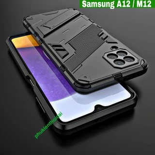 Ốp lưng Samsung A12 / M12 / M14 5G / M33 5G / Samsung A13 / A14 / A15 5G Iron Man Ver 2 chống sốc giá đỡ xem phim