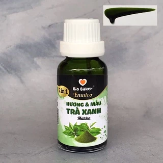 Hương và màu thực phẩm Trà Xanh Bio Baker Dạng Gel 20g/ Hương Matcha Tự Nhiên -  PL183