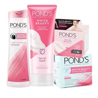 kem Pond’S ngày và đêm, nước hoa hồng và sữa rửa mặt pond’s