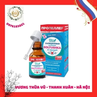 Huyền dịch đặt Loại bỏ mụn cấp tốc Salicylic BOLTUSHKA nga 25ml