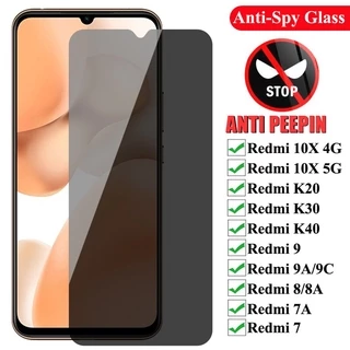 Kính cường lực chống nhìn trộm dành cho Xiaomi Redmi K40 K30 K20 Pro Redmi 10x Pro 8a 7a 9a