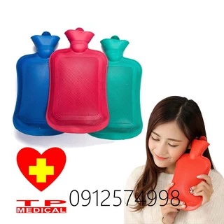 Túi chườm nóng lạnh chất liệu cao su, dung tích 200ml (cỡ lớn) to và dầy