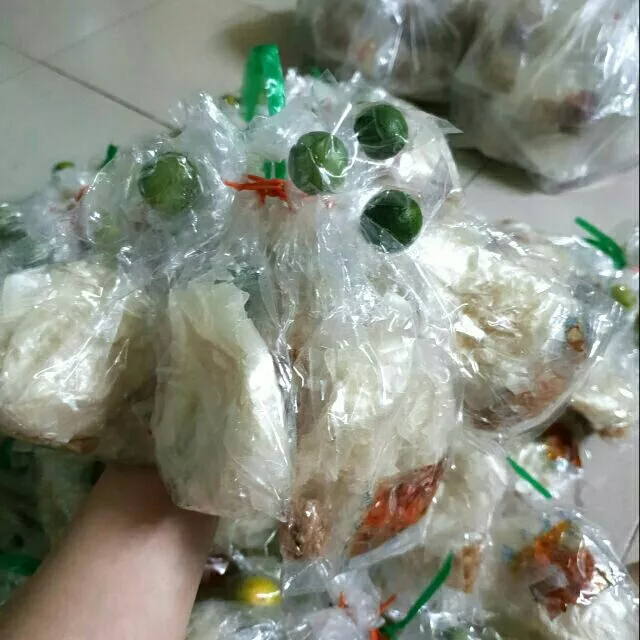 10 bịch bánh tráng phơi sương muối tắc