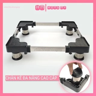 Chân đế máy giặt - kệ máy giặt tủ lạnh chống rung cửa ngang, cửa trước trụ inox chắc bền HMI