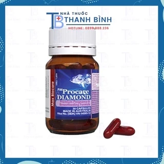 PROCARE DIAMON MAX BIOCARE - Viên Uống Hỗ Trọ Bổ Sung Vitamin Cho Mẹ Bầu Lọ 30 Viê