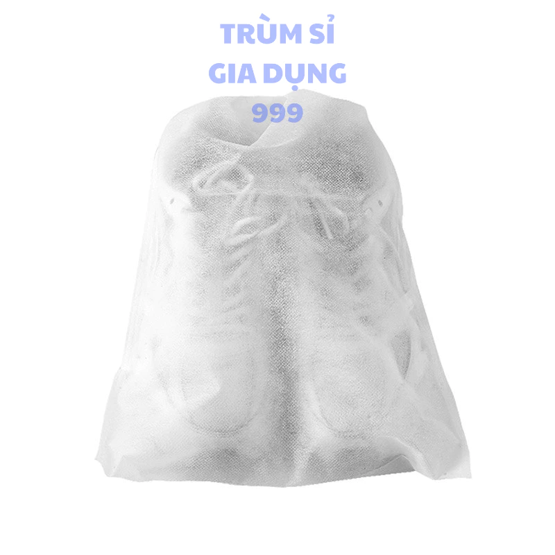 Combo 5 Túi đựng giày có dây rút màu trắng hoặc đen