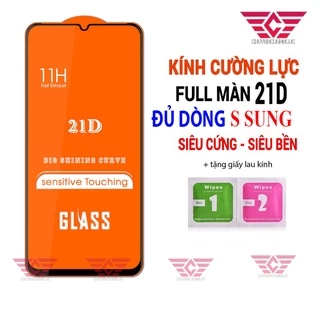 Kính Cường lực SAMSUNG (ĐỦ DÒNG) A23, A53, A14, A04/S, A21, A22, M51, A31, A51, A71...  FULL màn hình